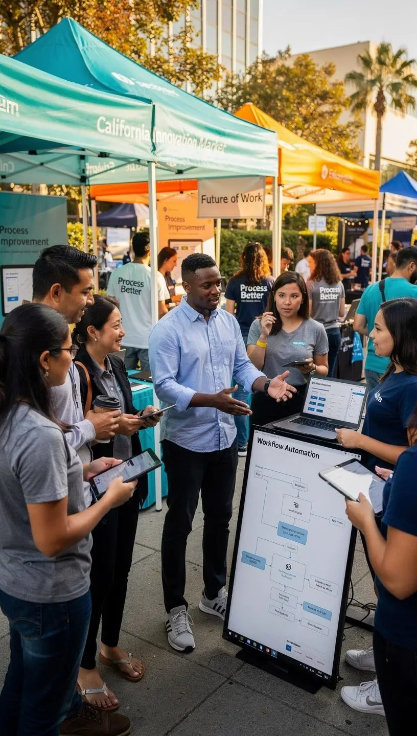 Modern office workspace